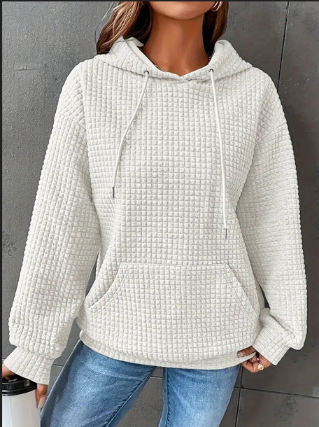 Fashionable And Individualistic Solid-color Women's Sweatshirt