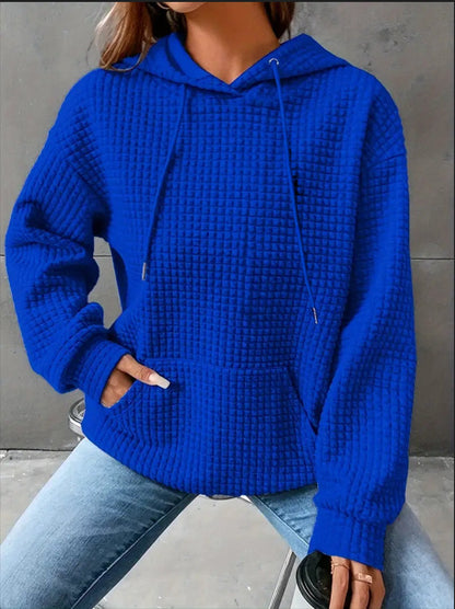 Fashionable And Individualistic Solid-color Women's Sweatshirt