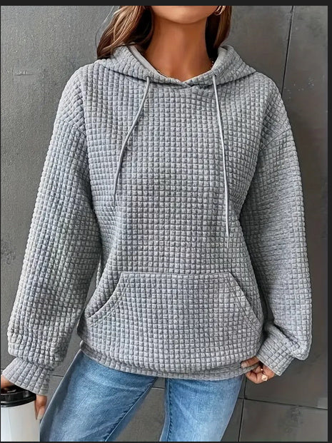 Fashionable And Individualistic Solid-color Women's Sweatshirt