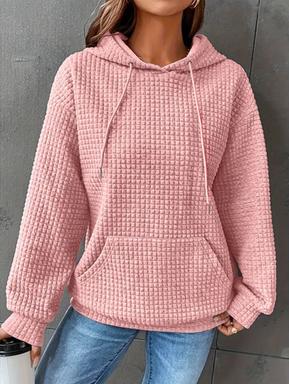 Fashionable And Individualistic Solid-color Women's Sweatshirt