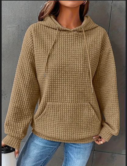 Fashionable And Individualistic Solid-color Women's Sweatshirt