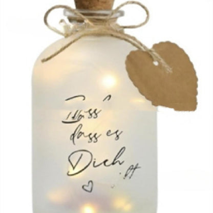 Fashionable Cork Glass Bottle Night Light