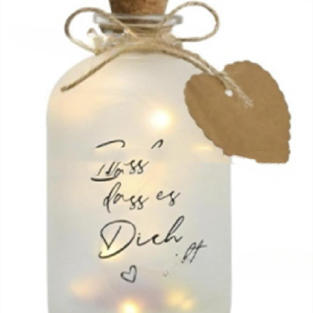 Fashionable Cork Glass Bottle Night Light