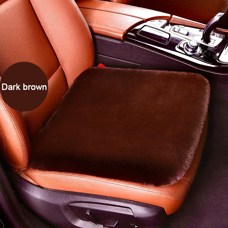 APPDEE universal winter car seat cushion imitation rabbit fur car seat cover thick plush soft and warm