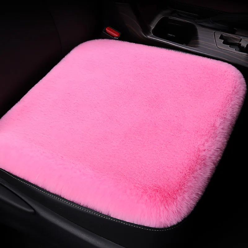 APPDEE universal winter car seat cushion imitation rabbit fur car seat cover thick plush soft and warm