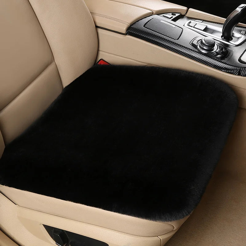 APPDEE universal winter car seat cushion imitation rabbit fur car seat cover thick plush soft and warm