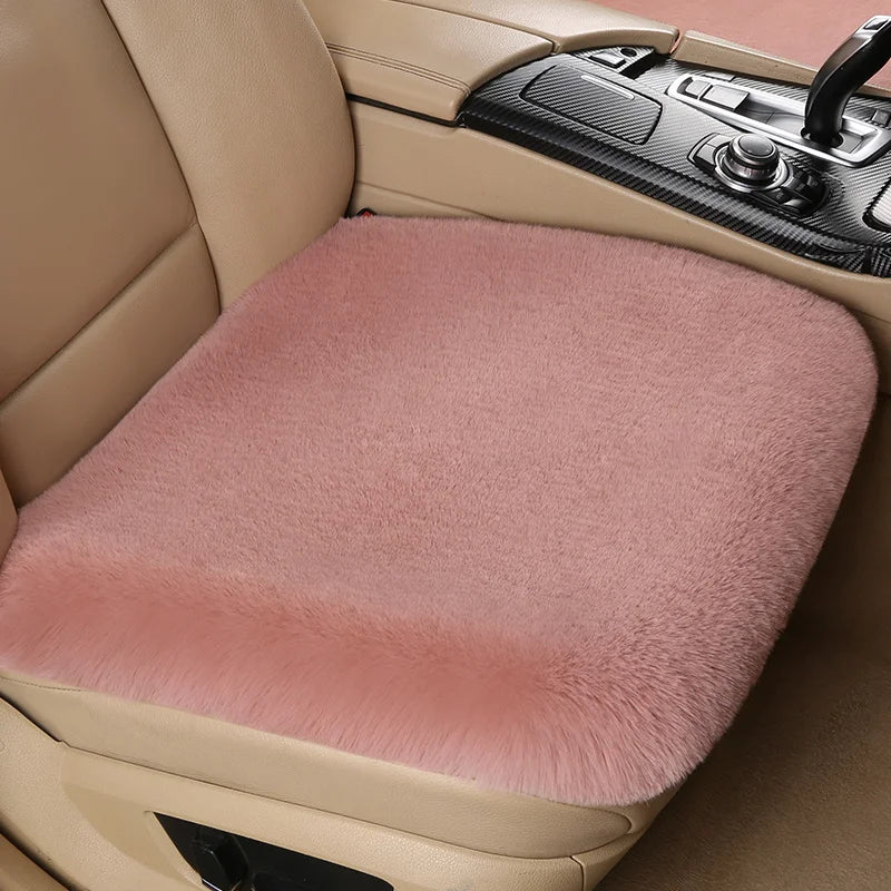 APPDEE universal winter car seat cushion imitation rabbit fur car seat cover thick plush soft and warm