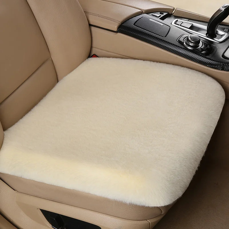 APPDEE universal winter car seat cushion imitation rabbit fur car seat cover thick plush soft and warm