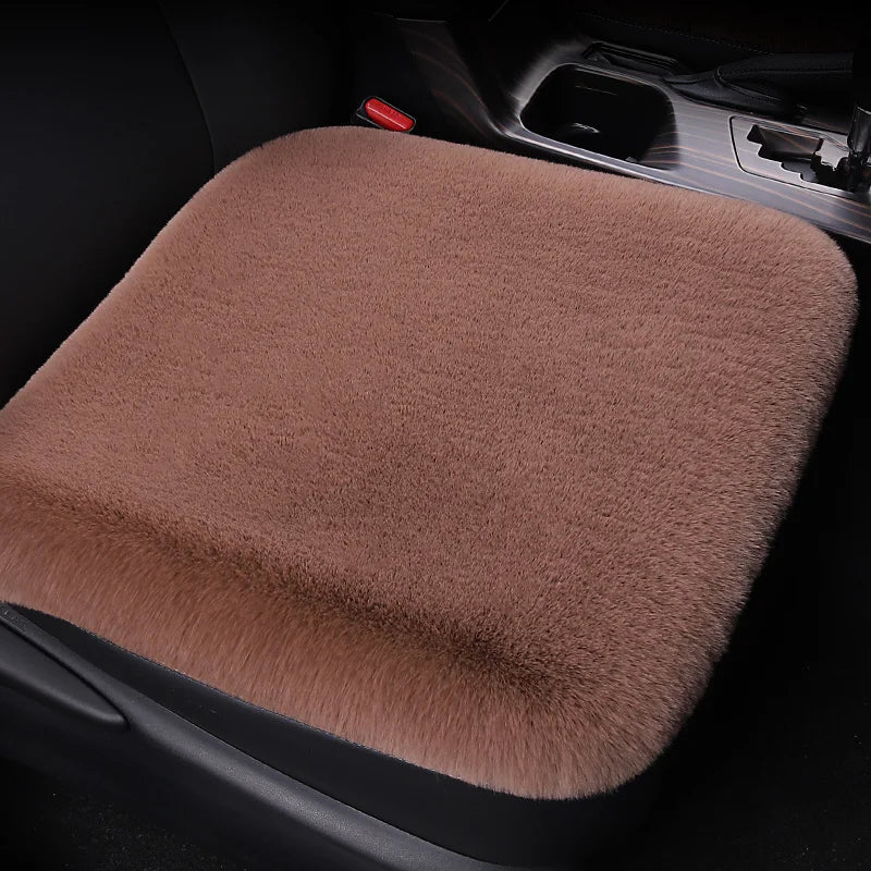 APPDEE universal winter car seat cushion imitation rabbit fur car seat cover thick plush soft and warm