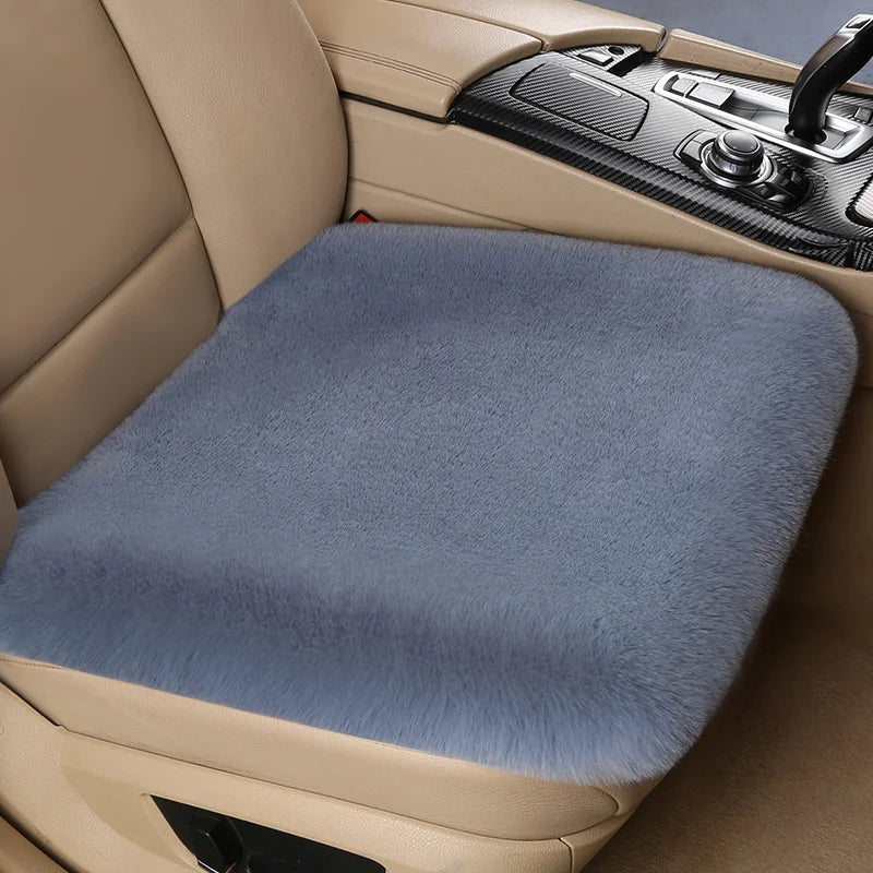 APPDEE universal winter car seat cushion imitation rabbit fur car seat cover thick plush soft and warm